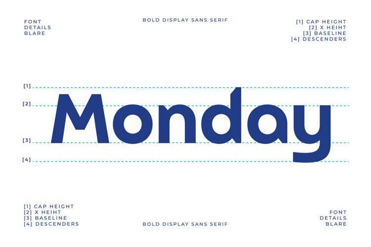 Bold Display Sans Serif Font