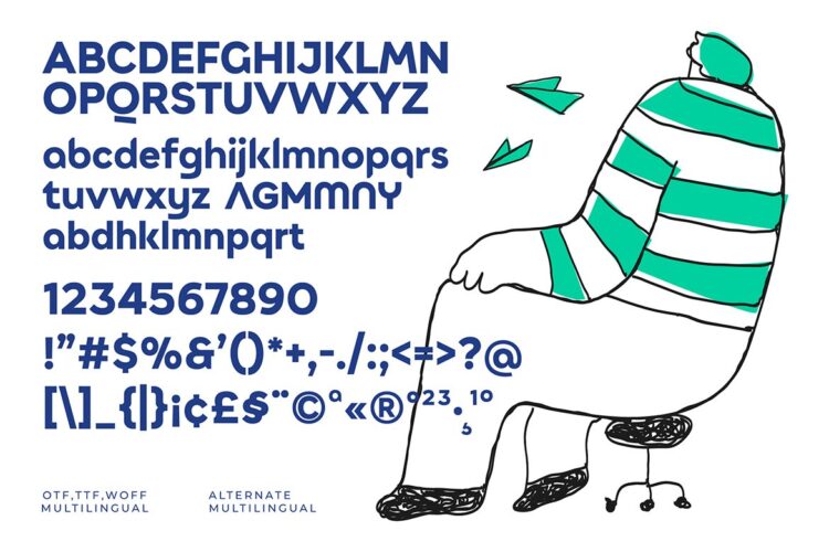 Bold Display Sans Serif Font