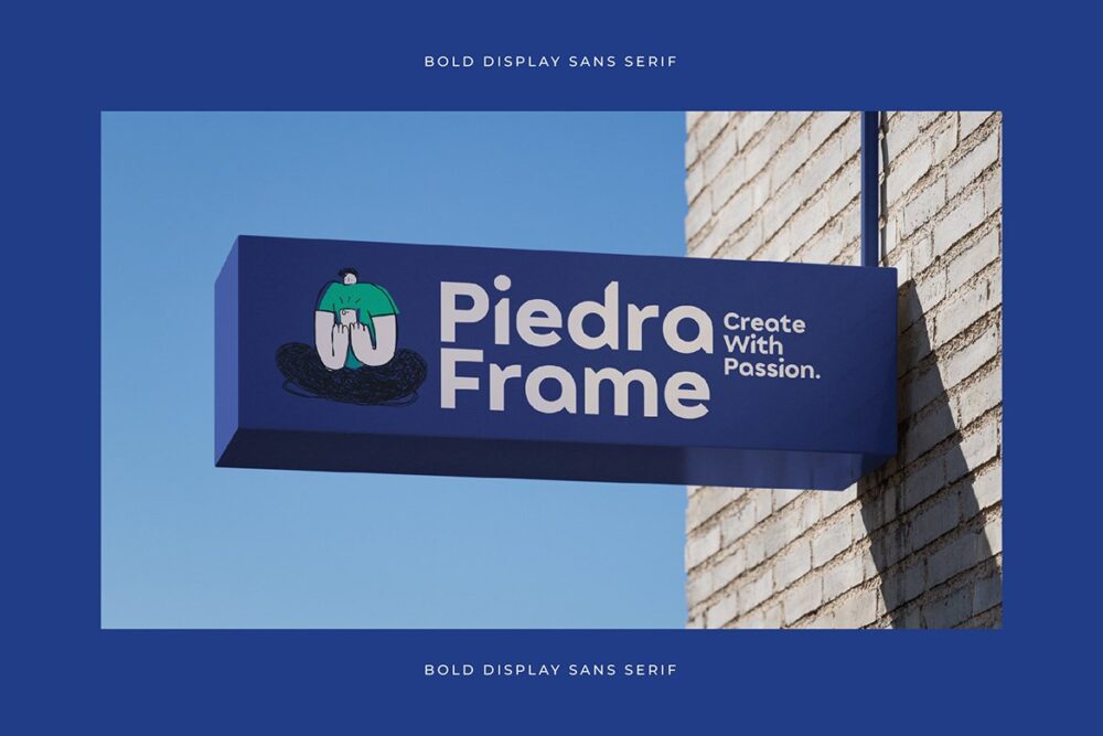 Bold Display Sans Serif Font