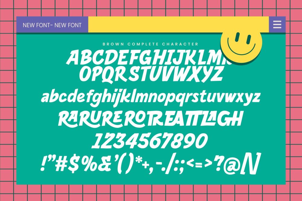 Bold Handwritten Script Font