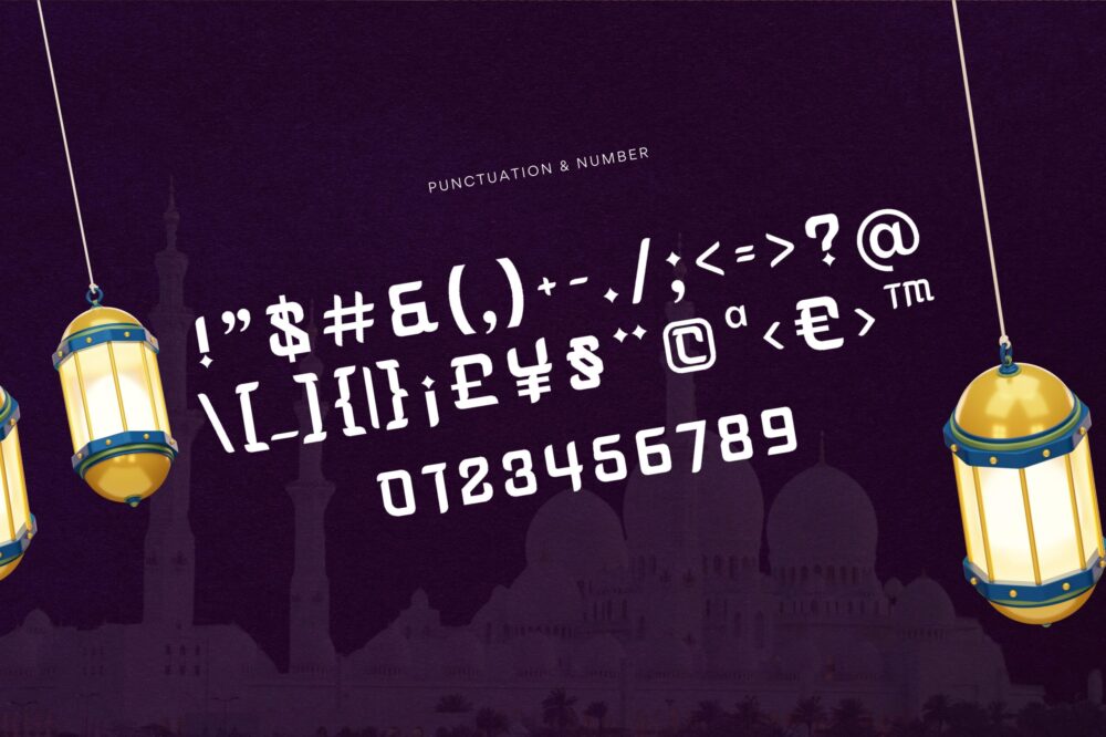Elegant Arabic Font