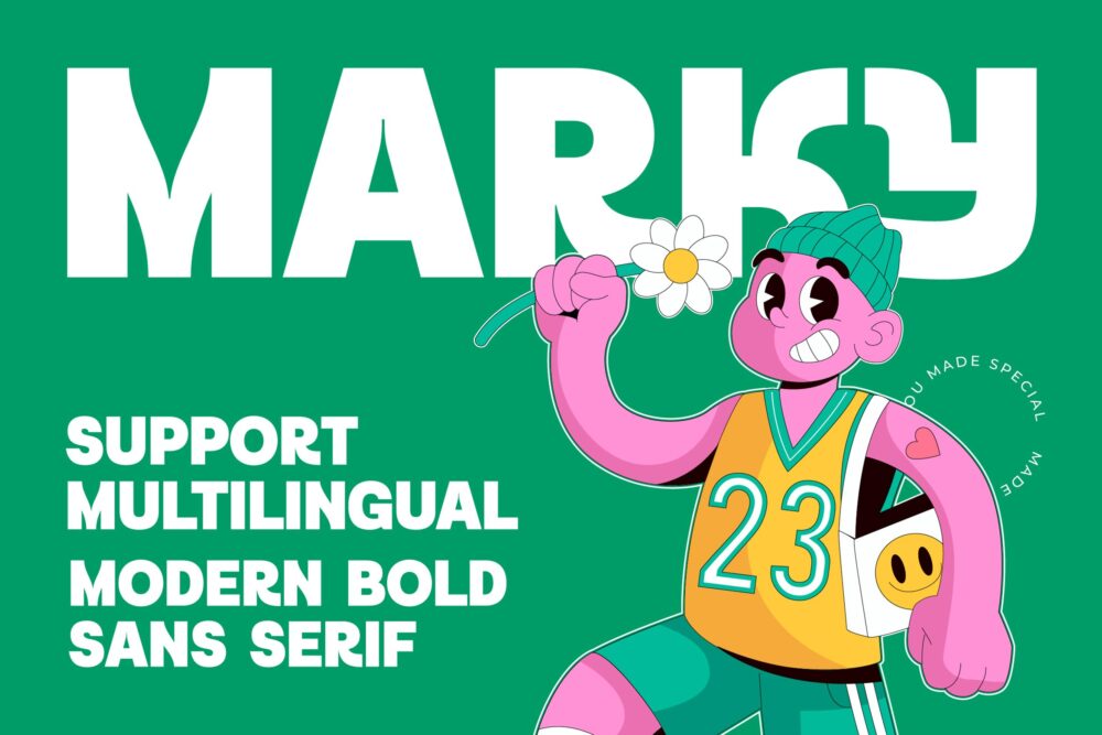 Modern Bold Sans Serif Font