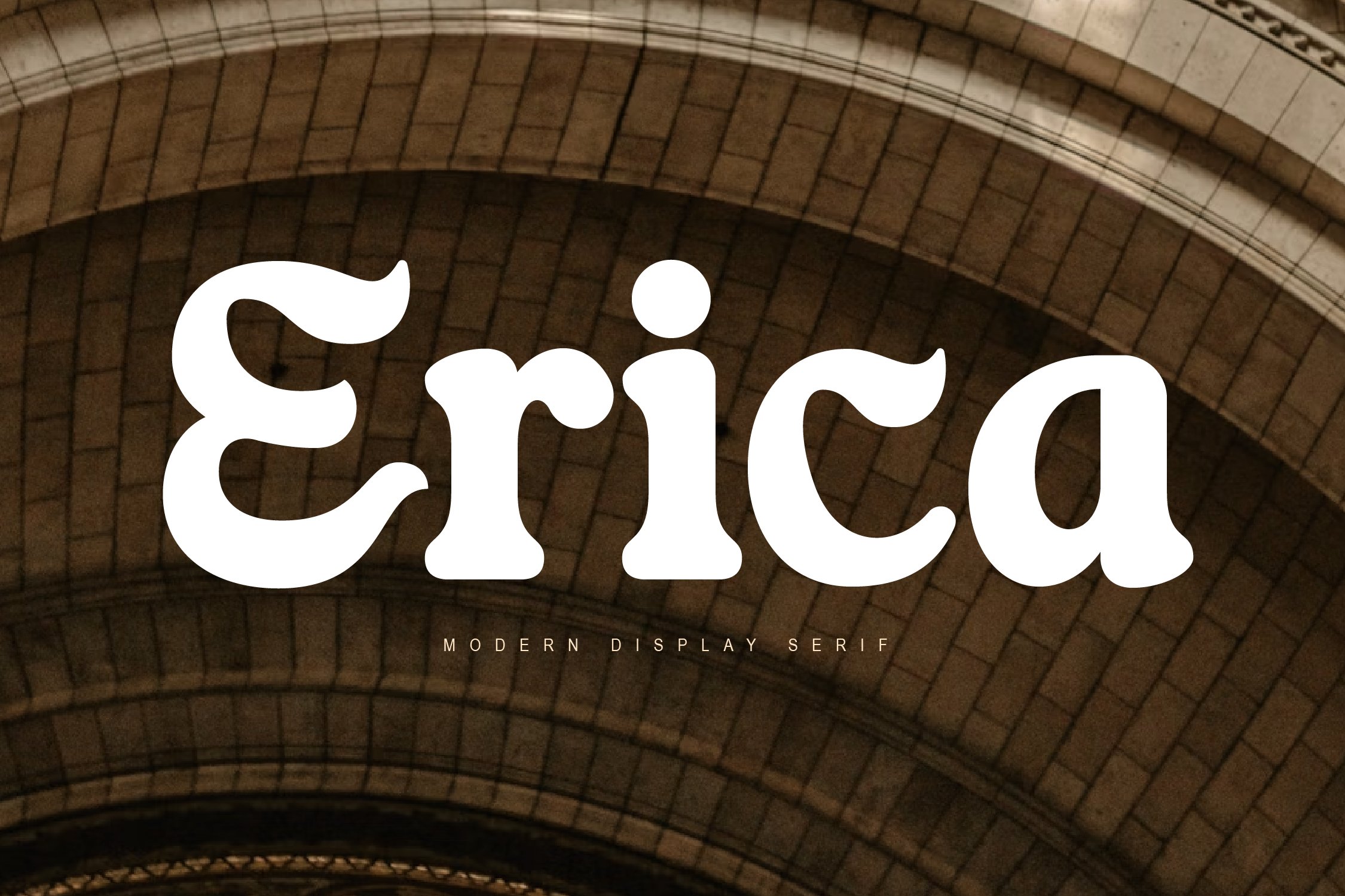 modern display serif font