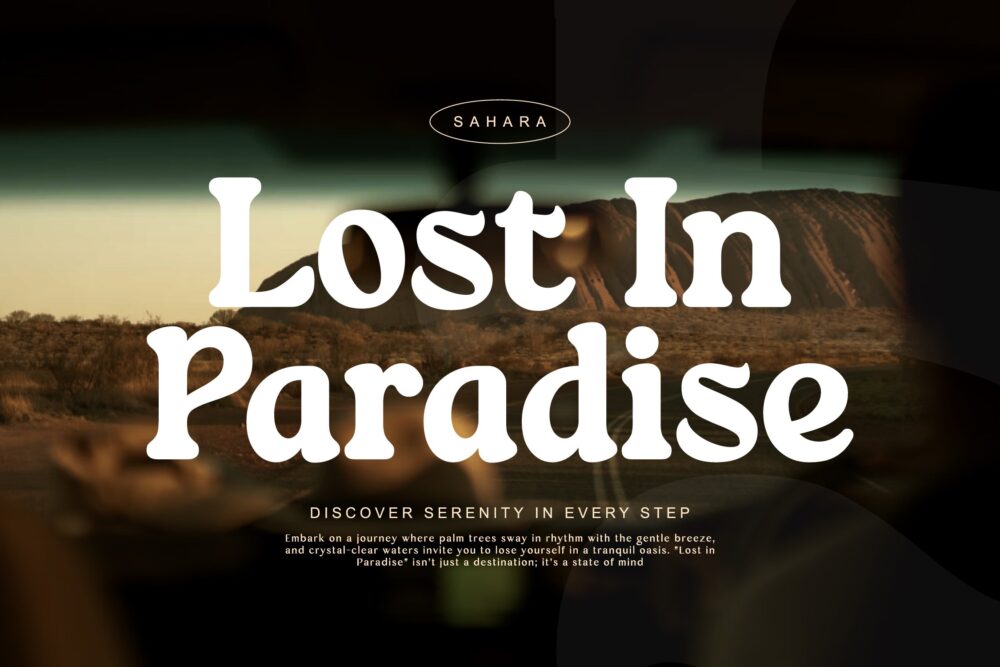 modern display serif font