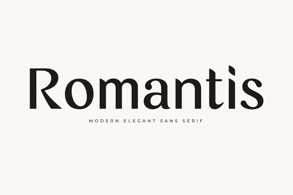Modern Elegant Sans Serif Font