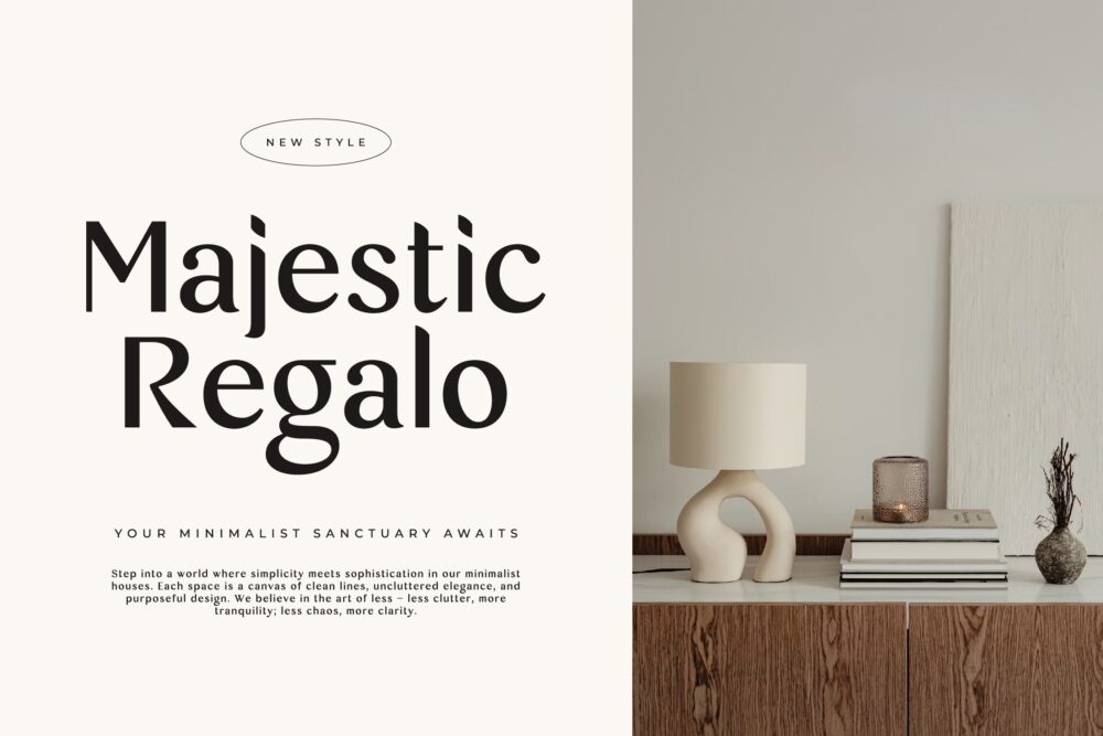Modern Elegant Sans Serif Font