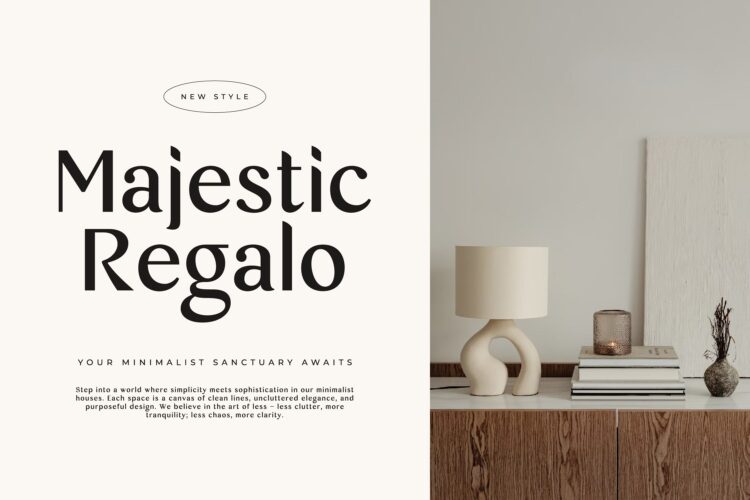 Modern Elegant Sans Serif Font