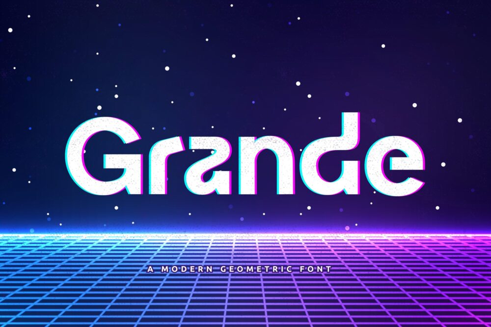 Modern Geometric Font