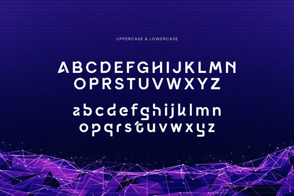 Modern Geometric Font