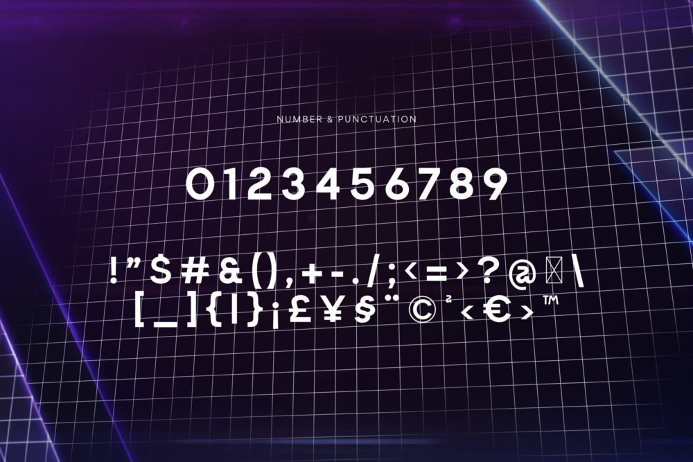 Modern Geometric Font