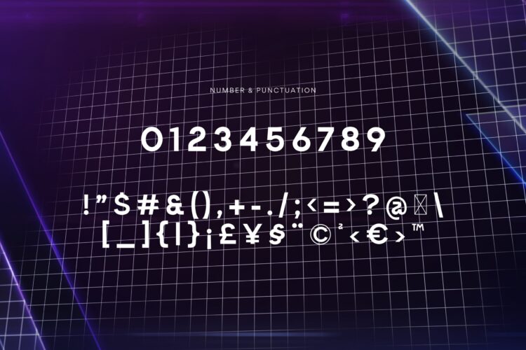 Modern Geometric Font