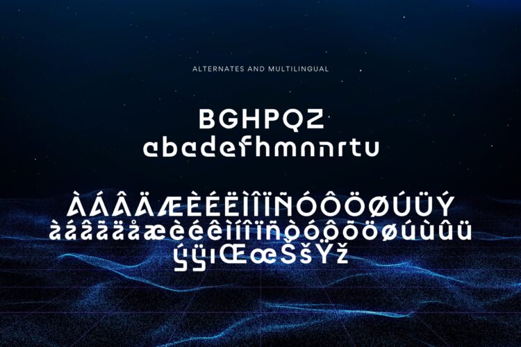 Modern Geometric Font