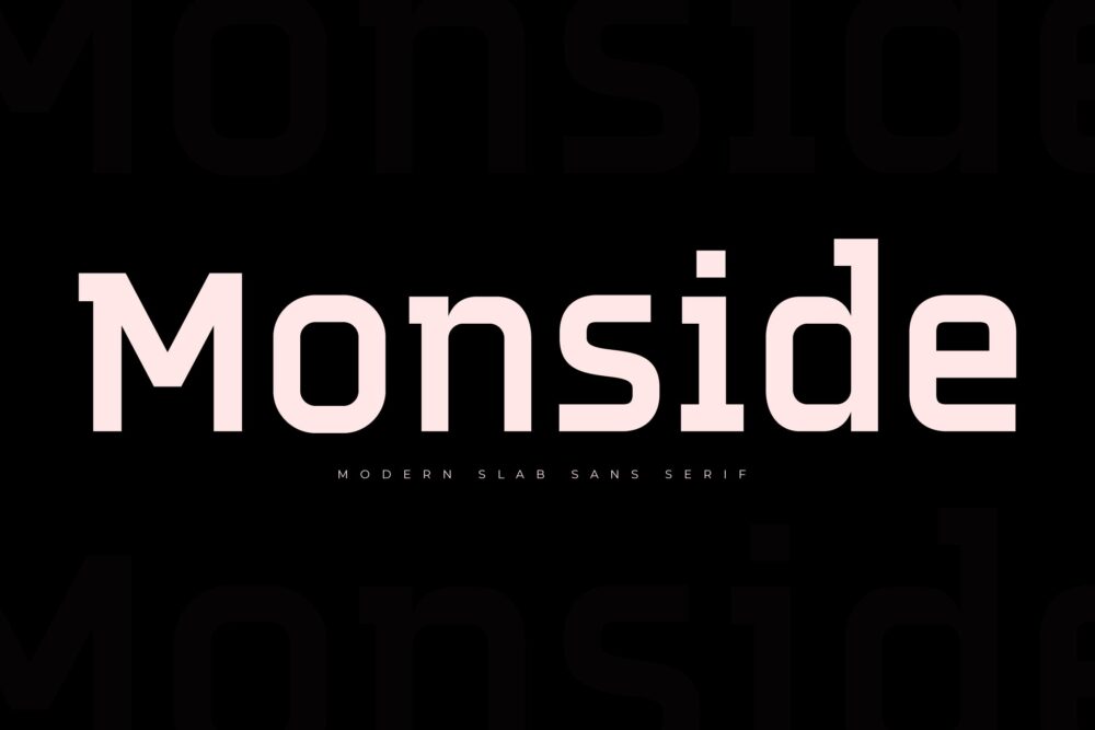 Modern Slab Sans Serif Font