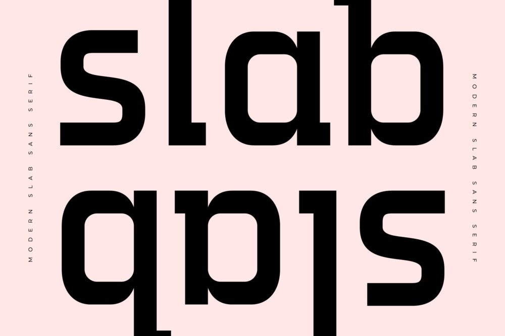 Modern Slab Sans Serif Font