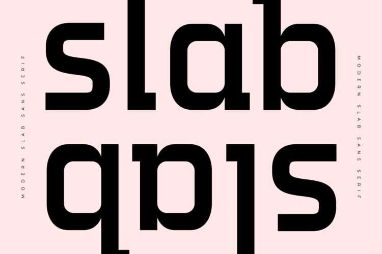 Modern Slab Sans Serif Font