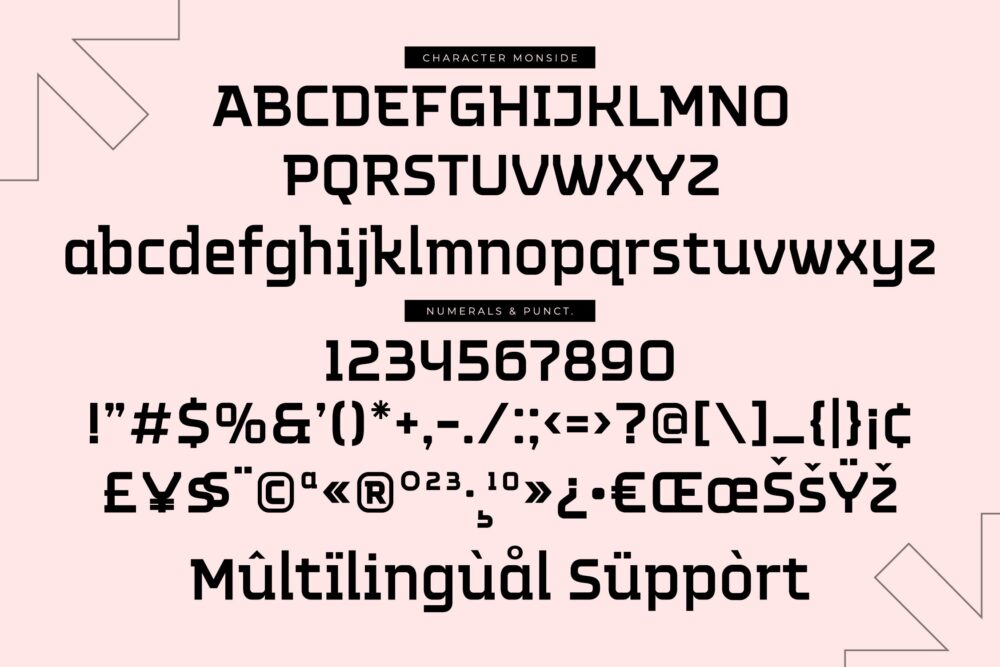 Modern Slab Sans Serif Font