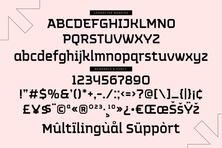 Modern Slab Sans Serif Font